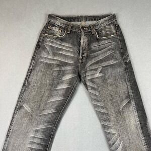 VTG Levis 501 Jeans Mens Black Big E LVC Selvedge Made in Japan Fits 29x34 Flaw‎